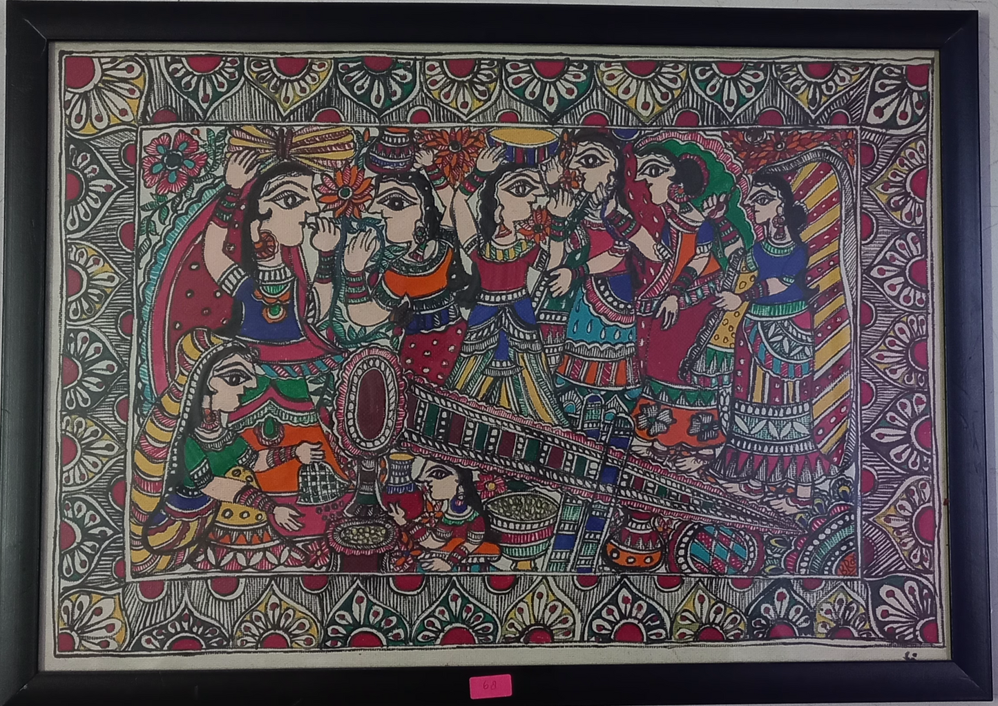 MADHUBANI-TRADITIONAL-VILLAGE-SCENE