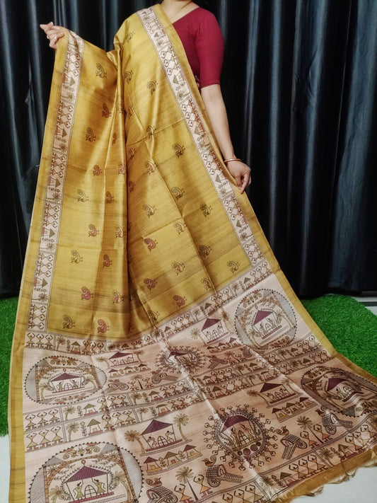 PREMIUM MADHUBANI SAREE