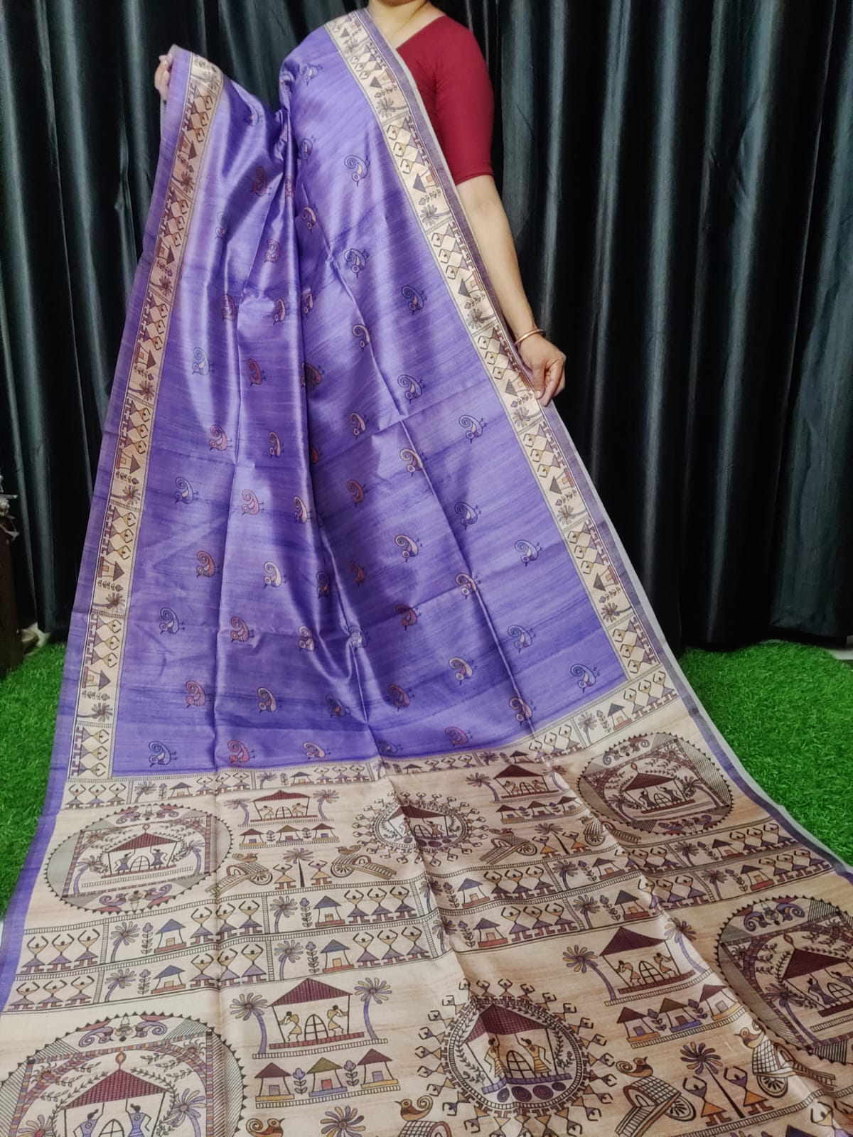 PREMIUM MADHUBANI SAREE