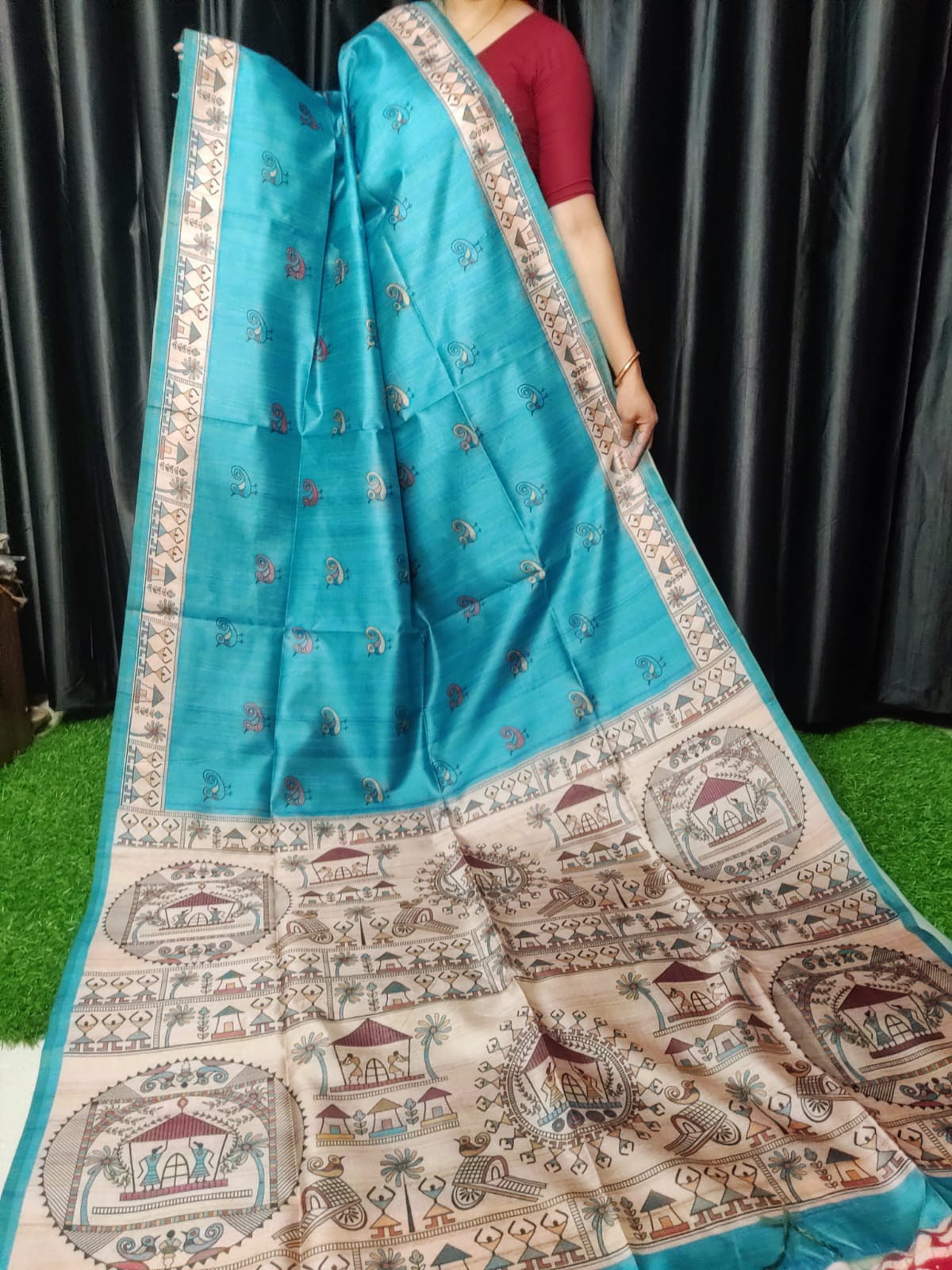 PREMIUM MADHUBANI SAREE