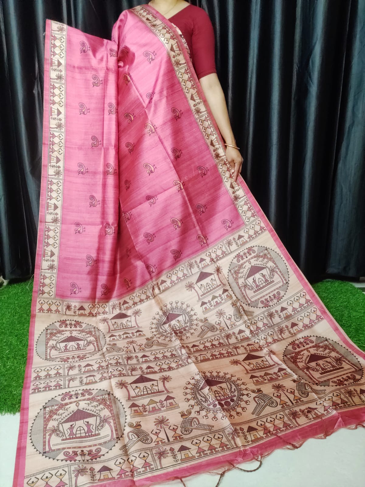 PREMIUM MADHUBANI SAREE