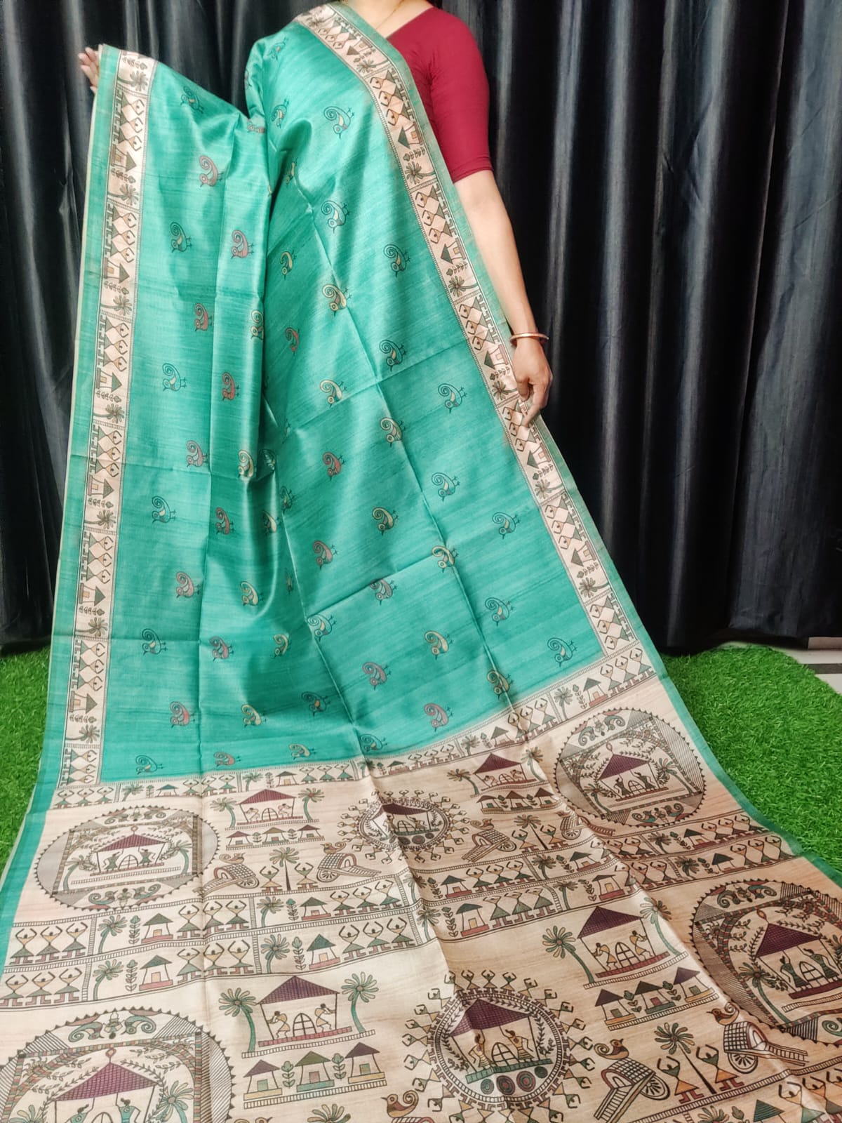 PREMIUM MADHUBANI SAREE